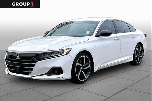 Platinum White Pearl 2021 Honda Accord Sport SE 1.5T