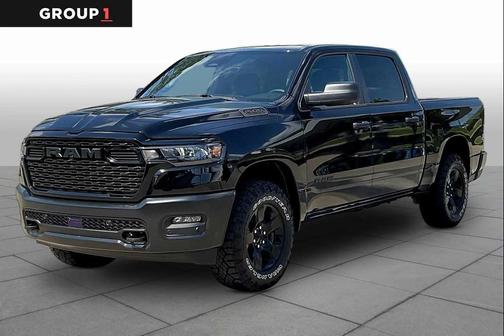 Diamond Black Crystal Pearlcoat 2026 RAM 1500 Warlock Crew Cab 4x4 5'7' Box