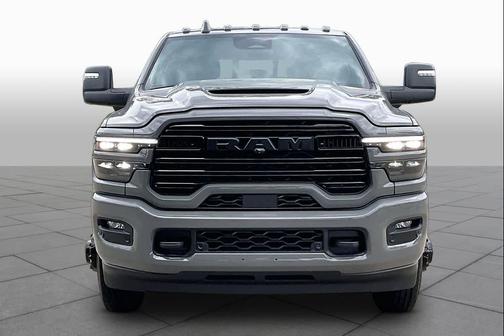 Ceramic Gray Clearcoat 2026 RAM 3500 Laramie Mega Cab 4x4 6'4' Box