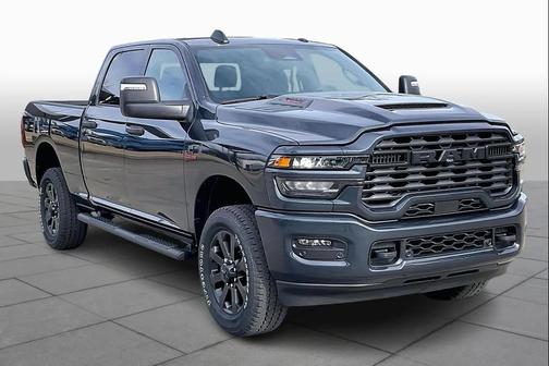 Forged Blue Metallic 2026 RAM 2500 Black Express Crew Cab 4x4 6'4' Box