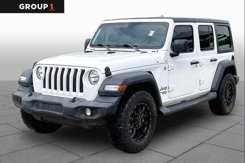 Bright White Clearcoat 2019 Jeep Wrangler Unlimited Sport