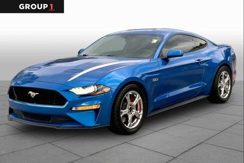 Velocity Blue Metallic 2020 Ford Mustang GT