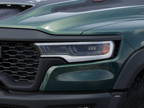 Green 2026 RAM 1500 RHO Crew Cab 4x4 5'7' Box