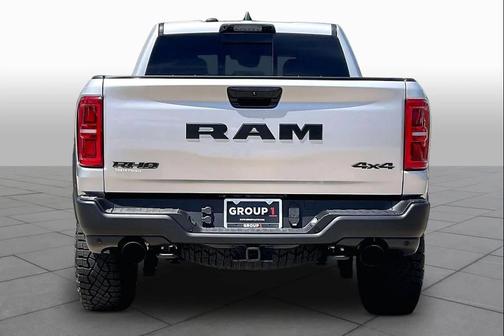 Silver 2026 RAM 1500 RHO Crew Cab 4x4 5'7' Box