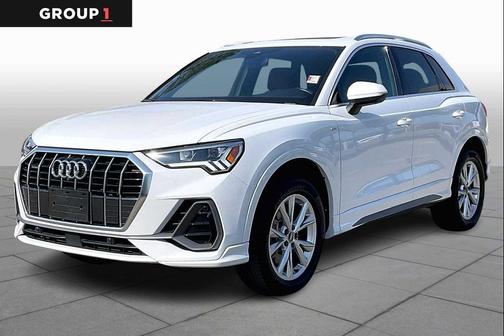 Glacier White Metallic 2023 Audi Q3 45 S line Premium Plus