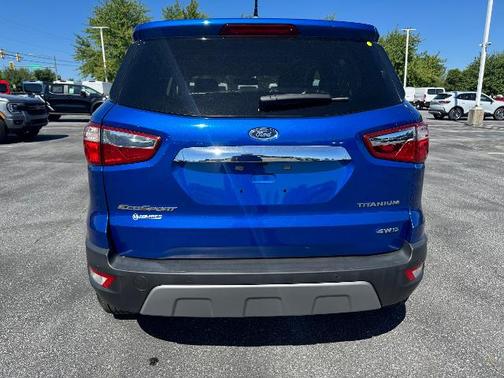 LIGHTNING BLUE METALLIC 2022 Ford EcoSport TITANIUM