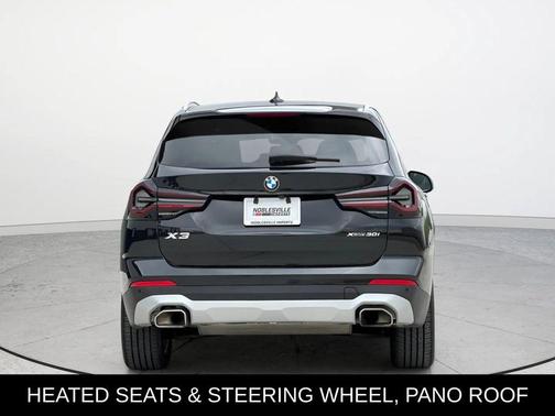 Black Sapphire Metallic 2023 BMW X3 xDrive30i