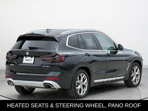 Black Sapphire Metallic 2023 BMW X3 xDrive30i
