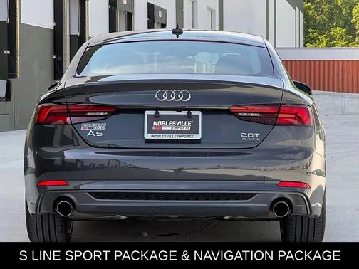 Manhattan Gray Metallic 2018 Audi A5 2.0T Premium Plus