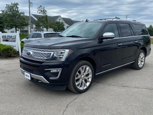 Agate Black Metallic 2019 Ford Expedition Max Platinum