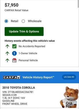 2010 Toyota Corolla XLE