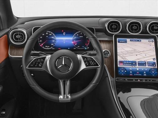 Obsidian Black Metallic 2026 Mercedes-Benz GLC 300 4MATIC Coupe