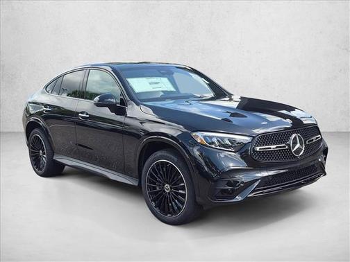 Obsidian Black Metallic 2026 Mercedes-Benz GLC 300 4MATIC Coupe
