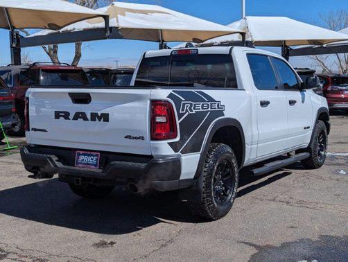 Bright White Clearcoat 2025 RAM 1500 Rebel