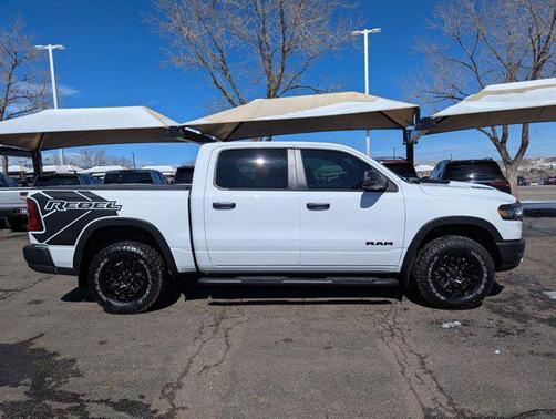 Bright White Clearcoat 2025 RAM 1500 Rebel