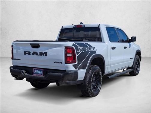 Bright White Clearcoat 2025 RAM 1500 Rebel