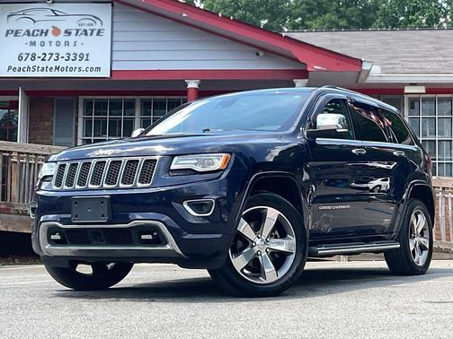 True Blue Pearlcoat 2015 Jeep Grand Cherokee Overland