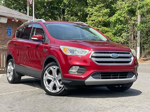 RED 2017 Ford Escape Titanium
