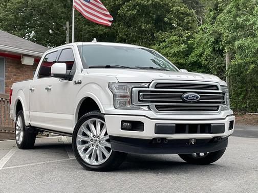 White Platinum Metallic Tri-Coat 2019 Ford F-150 Limited