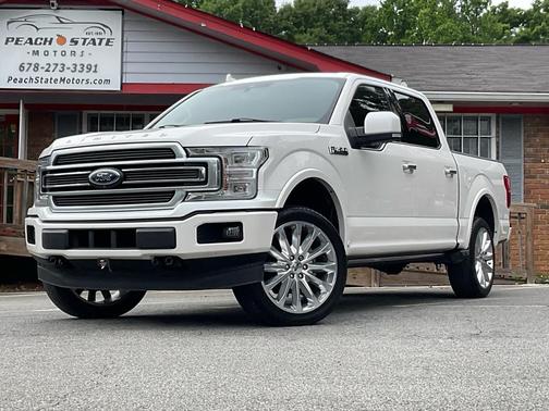 White Platinum Metallic Tri-Coat 2019 Ford F-150 Limited
