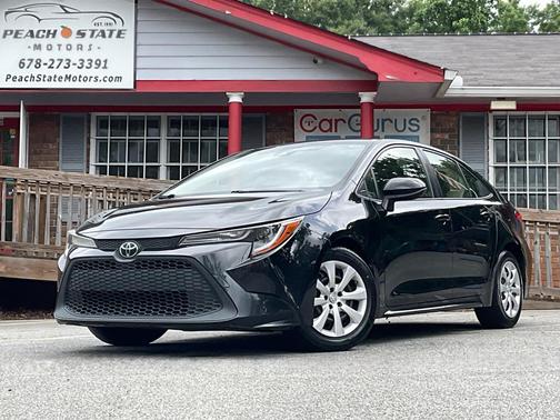 Black Sand Pearl 2020 Toyota Corolla LE
