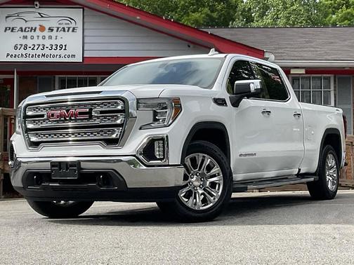 Summit White 2020 GMC Sierra 1500 SLT