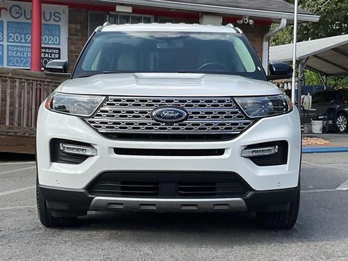 Star White Metallic Tri-Coat 2020 Ford Explorer Limited
