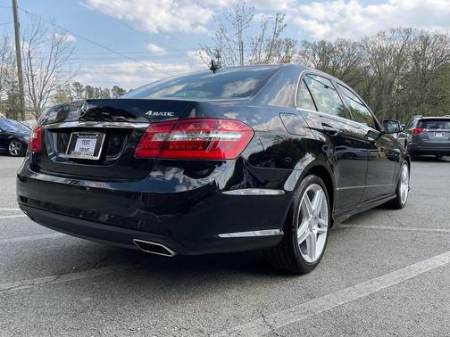BLACK 2013 Mercedes-Benz E-Class E350 4MATIC