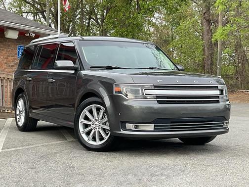 White Platinum Metallic Tri-Coat 2015 Ford Flex Limited