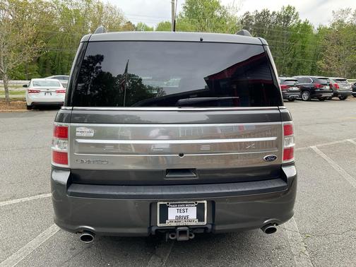 White Platinum Metallic Tri-Coat 2015 Ford Flex Limited