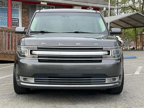 White Platinum Metallic Tri-Coat 2015 Ford Flex Limited