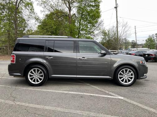 White Platinum Metallic Tri-Coat 2015 Ford Flex Limited