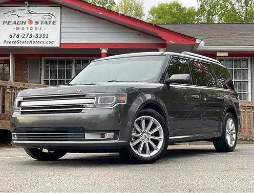 White Platinum Metallic Tri-Coat 2015 Ford Flex Limited