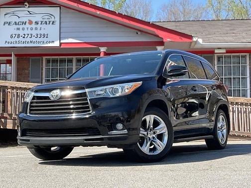 Attitude Black Metallic 2014 Toyota Highlander Limited