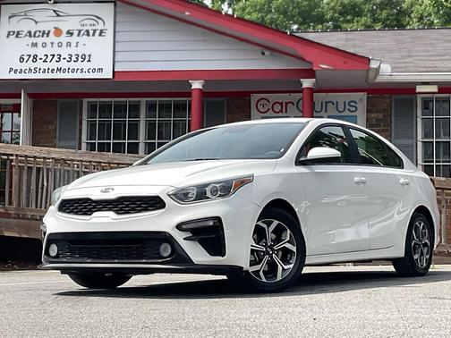 Clear White 2019 Kia Forte LXS