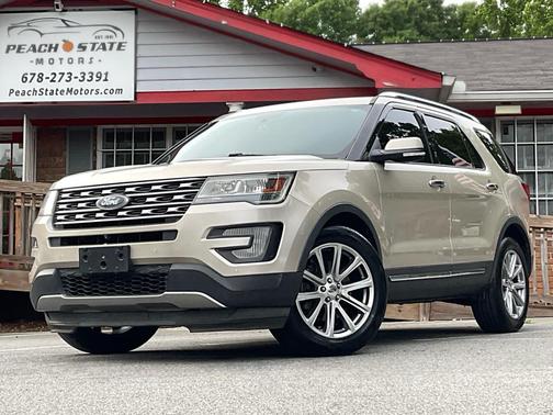 White Gold Metallic 2017 Ford Explorer Limited