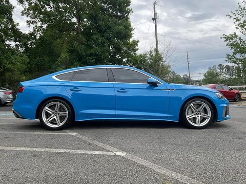 BLUE 2021 Audi A5 Sportback 45 S Line Premium
