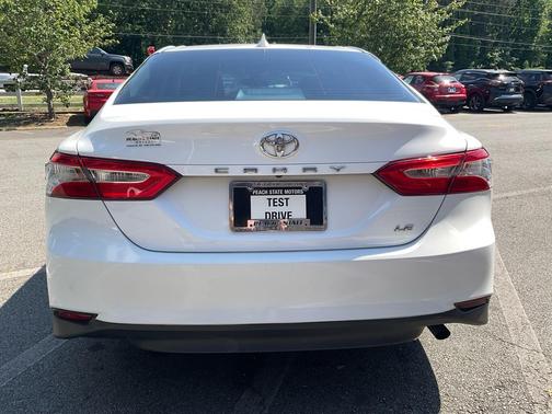 Super White 2019 Toyota Camry LE