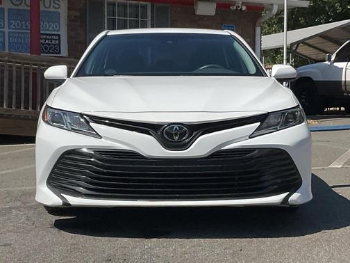 Super White 2019 Toyota Camry LE