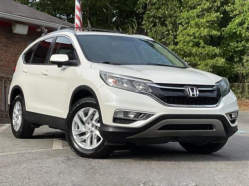 WHITE 2015 Honda CR-V EX