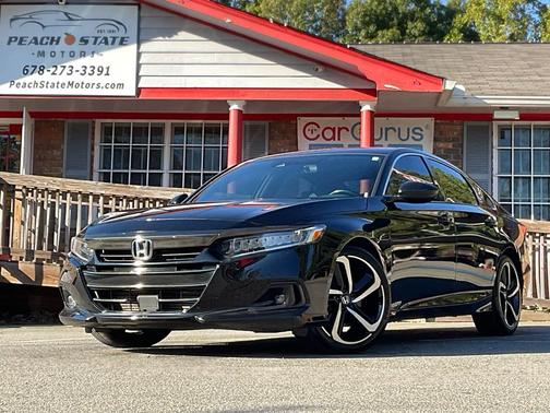 Crystal Black Pearl 2021 Honda Accord Sport 1.5T