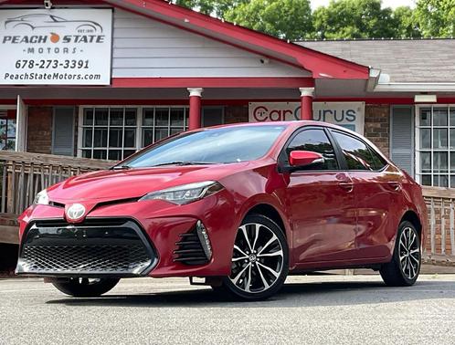 Barcelona Red Metallic 2019 Toyota Corolla XSE