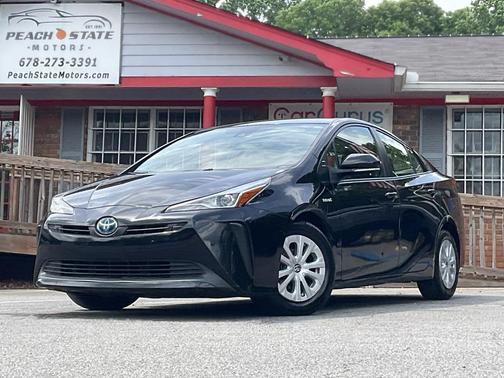 Midnight Black Metallic 2021 Toyota Prius LE