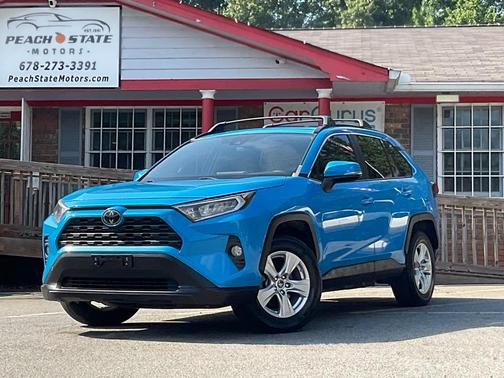 BLUE 2019 Toyota RAV4 XLE