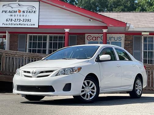 Super White 2012 Toyota Corolla LE