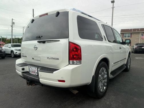 Pearl White 2015 Nissan Armada Platinum