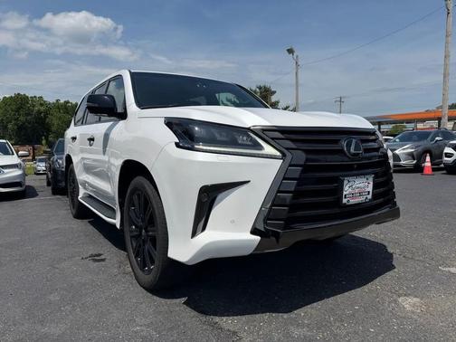 Eminent White Pearl 2021 Lexus LX 570 Three-Row