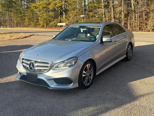 Blue 2015 Mercedes-Benz E-Class E 350 4MATIC Sedan 4D
