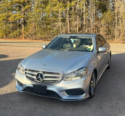 Blue 2015 Mercedes-Benz E-Class E 350 4MATIC Sedan 4D