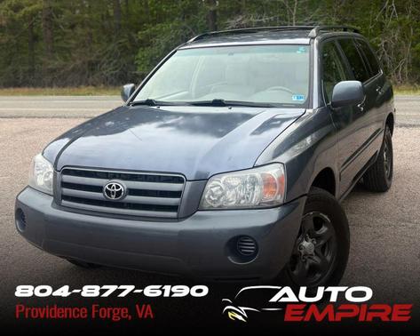 Blue 2004 Toyota Highlander Base